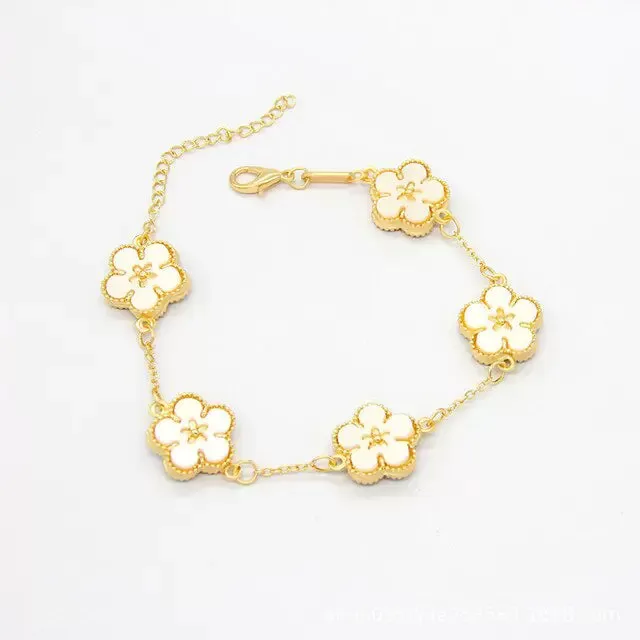 18k Gold Plating Flower Bracelets