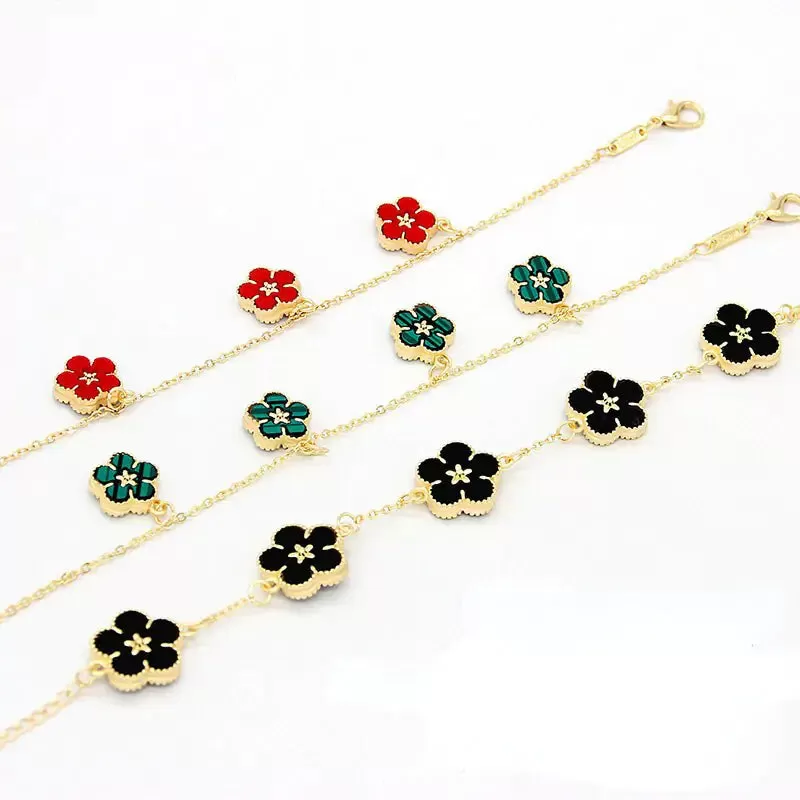 18k Gold Plating Flower Bracelets