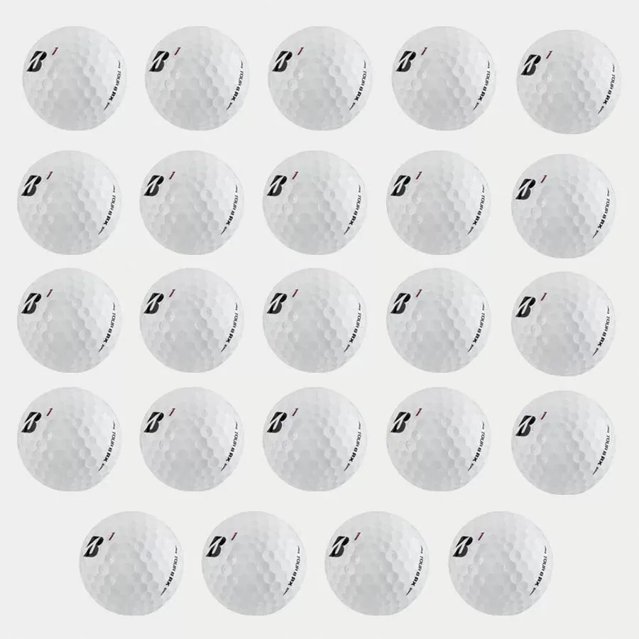 36 Bridgestone B RX White Golf Balls - Recycled 5A/4A