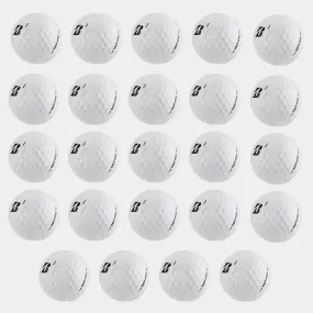 36 Bridgestone B RX White Golf Balls - Recycled 5A/4A