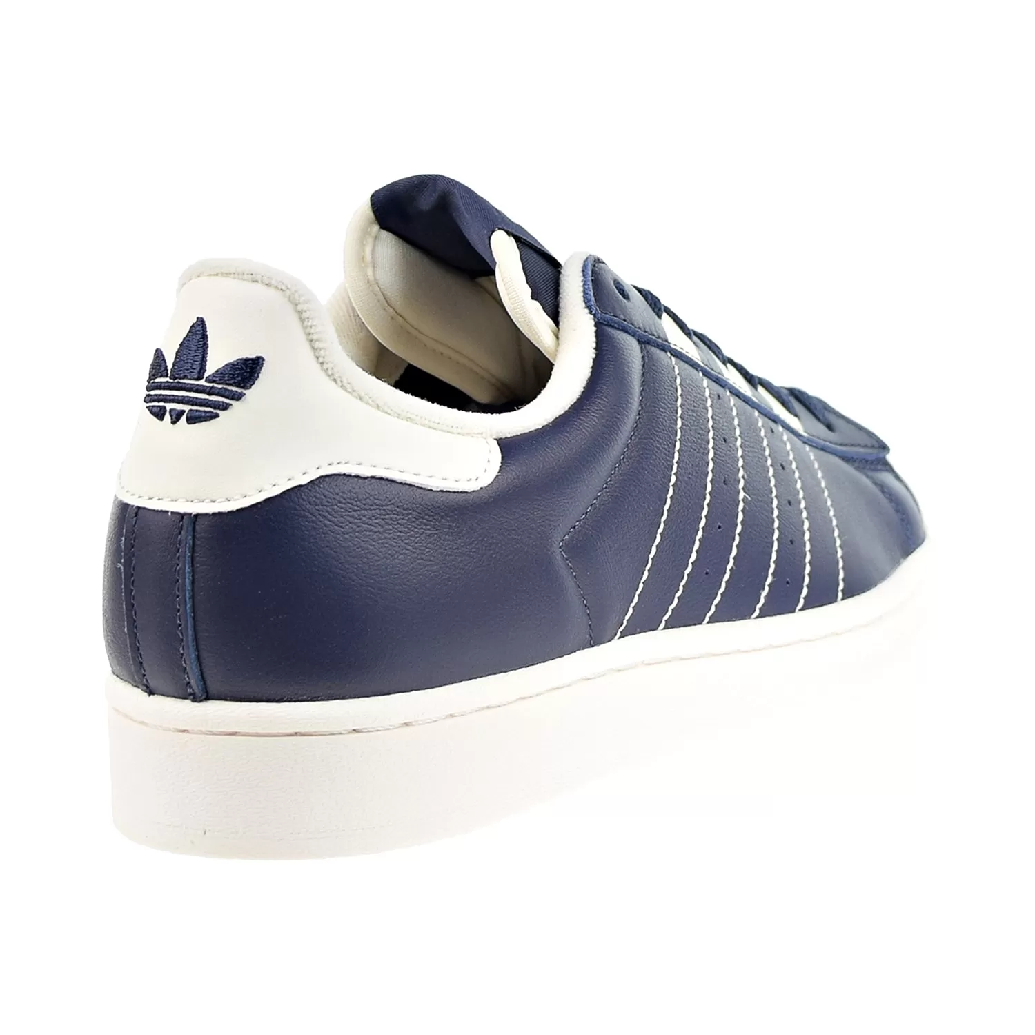 Adidas Men's Superstar Shoes Navy-White