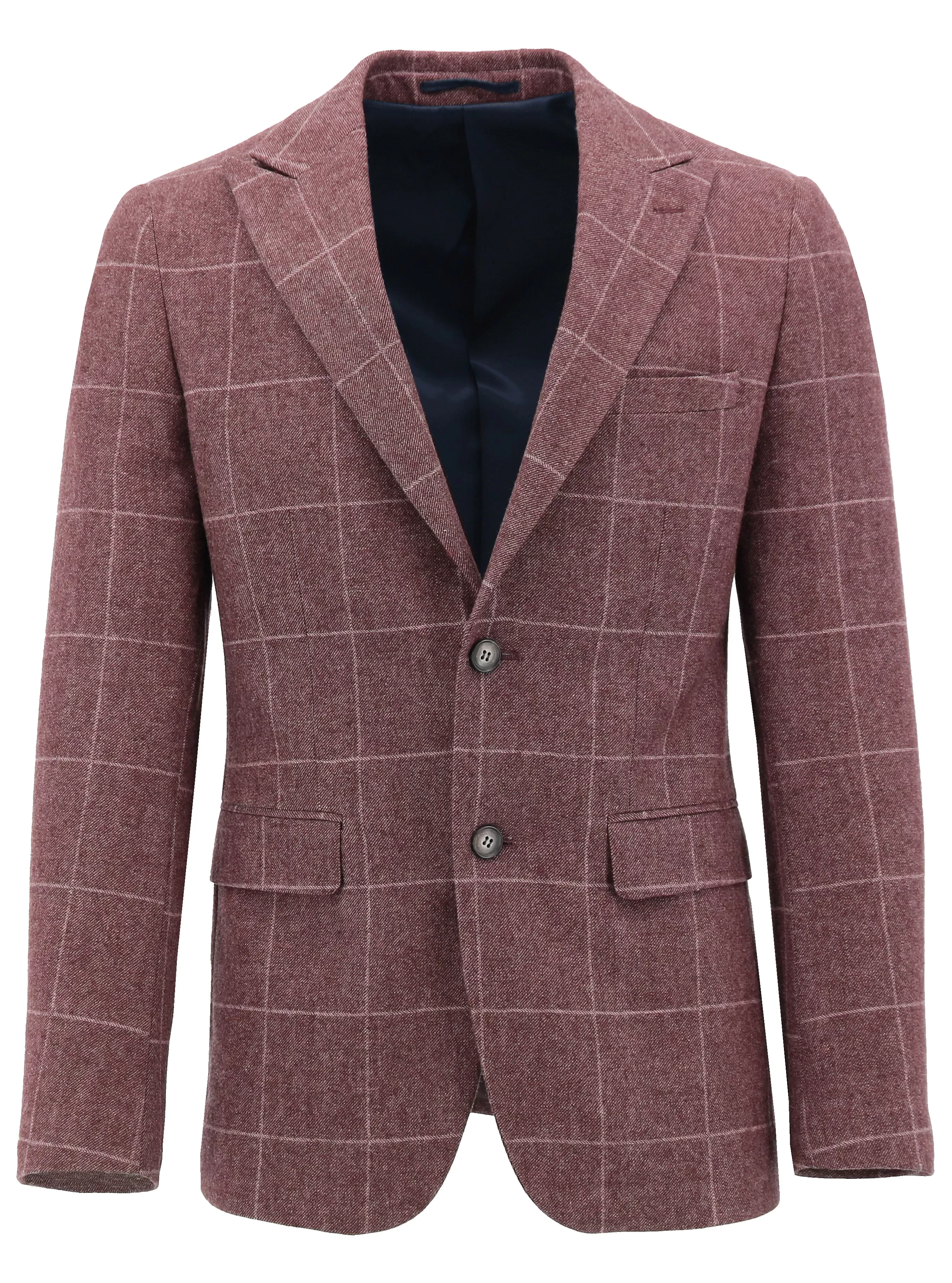 Amalfi Burgundy Checked Sports Jacket