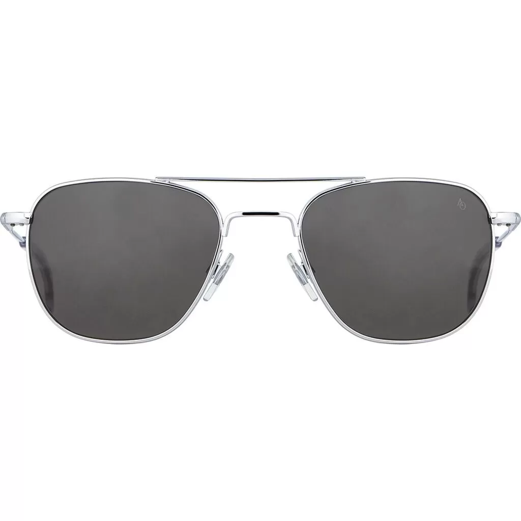 American Optical Big Original Pilot Sunglasses Standard | Silver/Nylon Grey