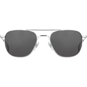 American Optical Big Original Pilot Sunglasses Standard | Silver/Nylon Grey