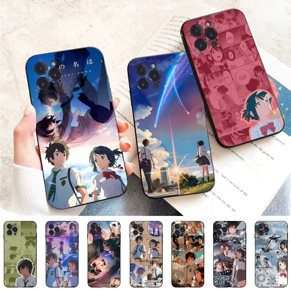 Anime Your Name Phone Case Silicone Soft For Iphone 15 14 13 12 11 Pro Mini XS MAX 8 7 6 Plus X XS XR Cover