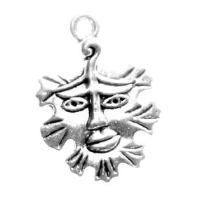 AVBeads Greenman Charms 21mm x 15mm Silver CHM32454 100pcs