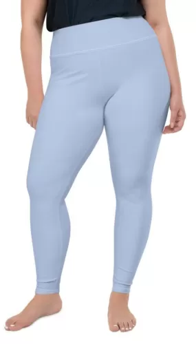 Baby Blue Plus Size Leggings