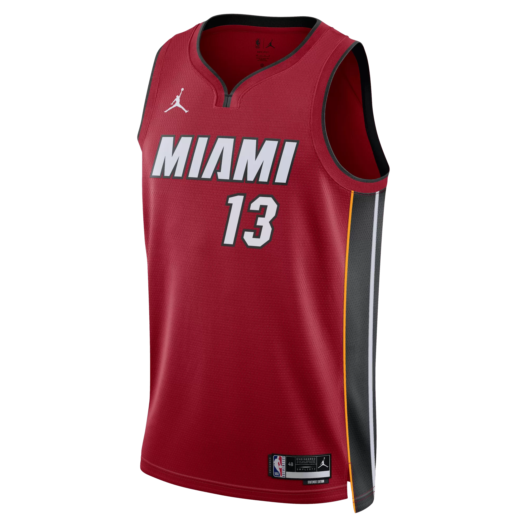 Bam Adebayo Nike Jordan Brand Statement Red Swingman Youth Jersey