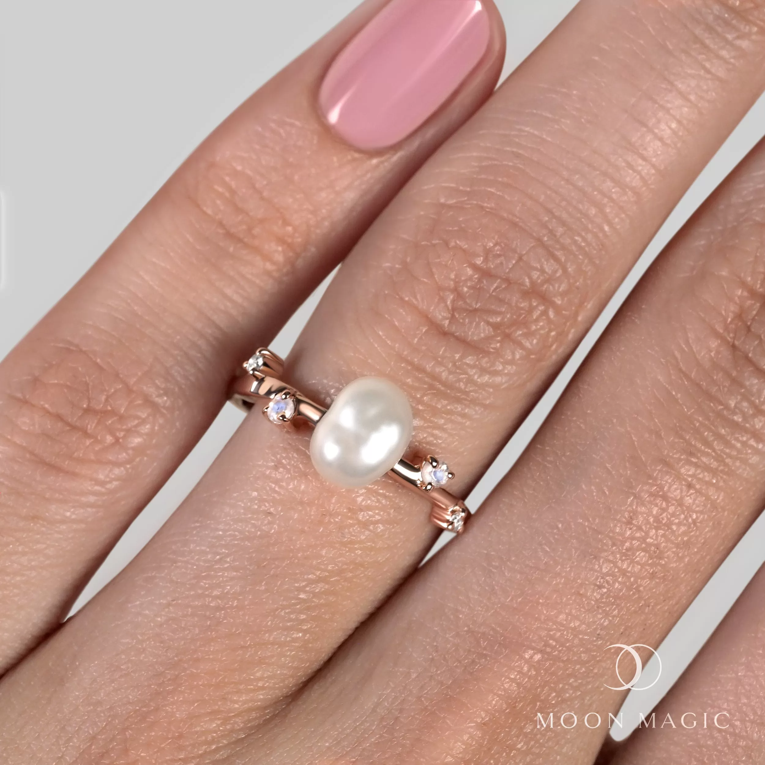 Baroque Pearl Ring - Intention