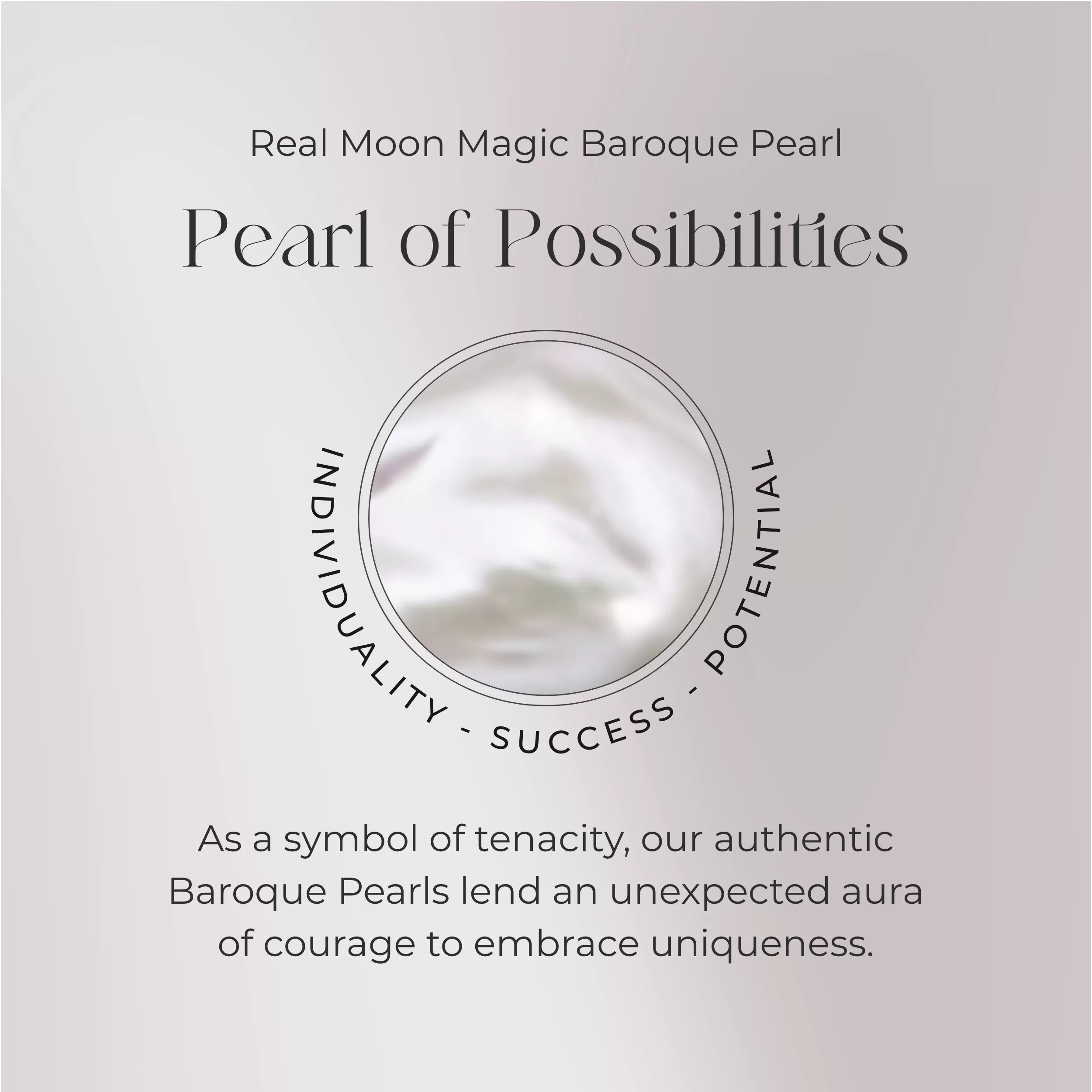 Baroque Pearl Ring - Intention