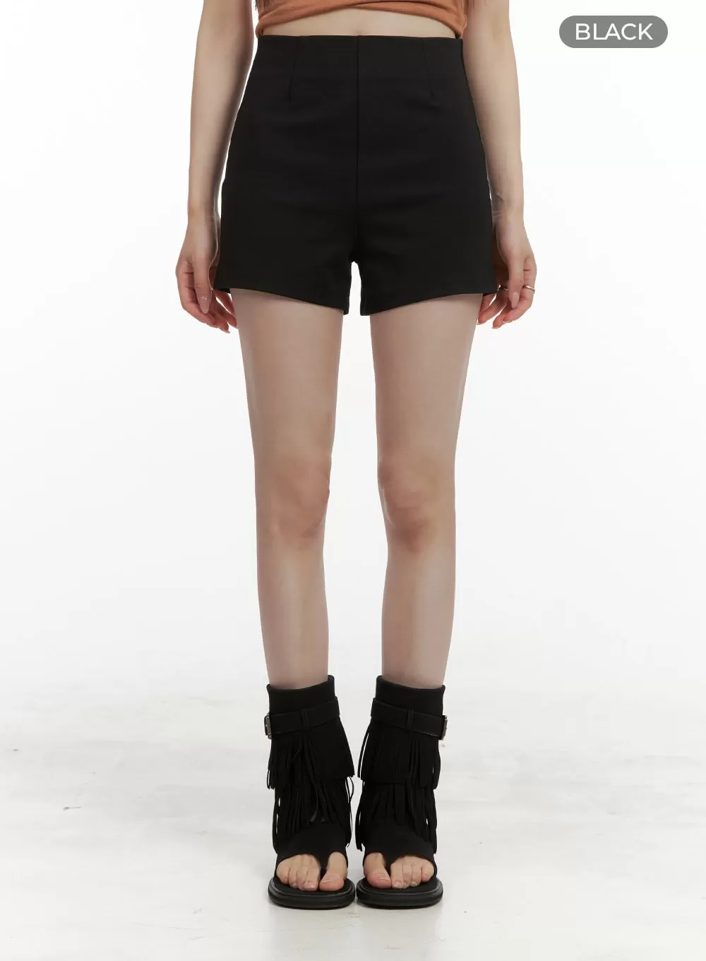 Basic High-Waisted Shorts OA425