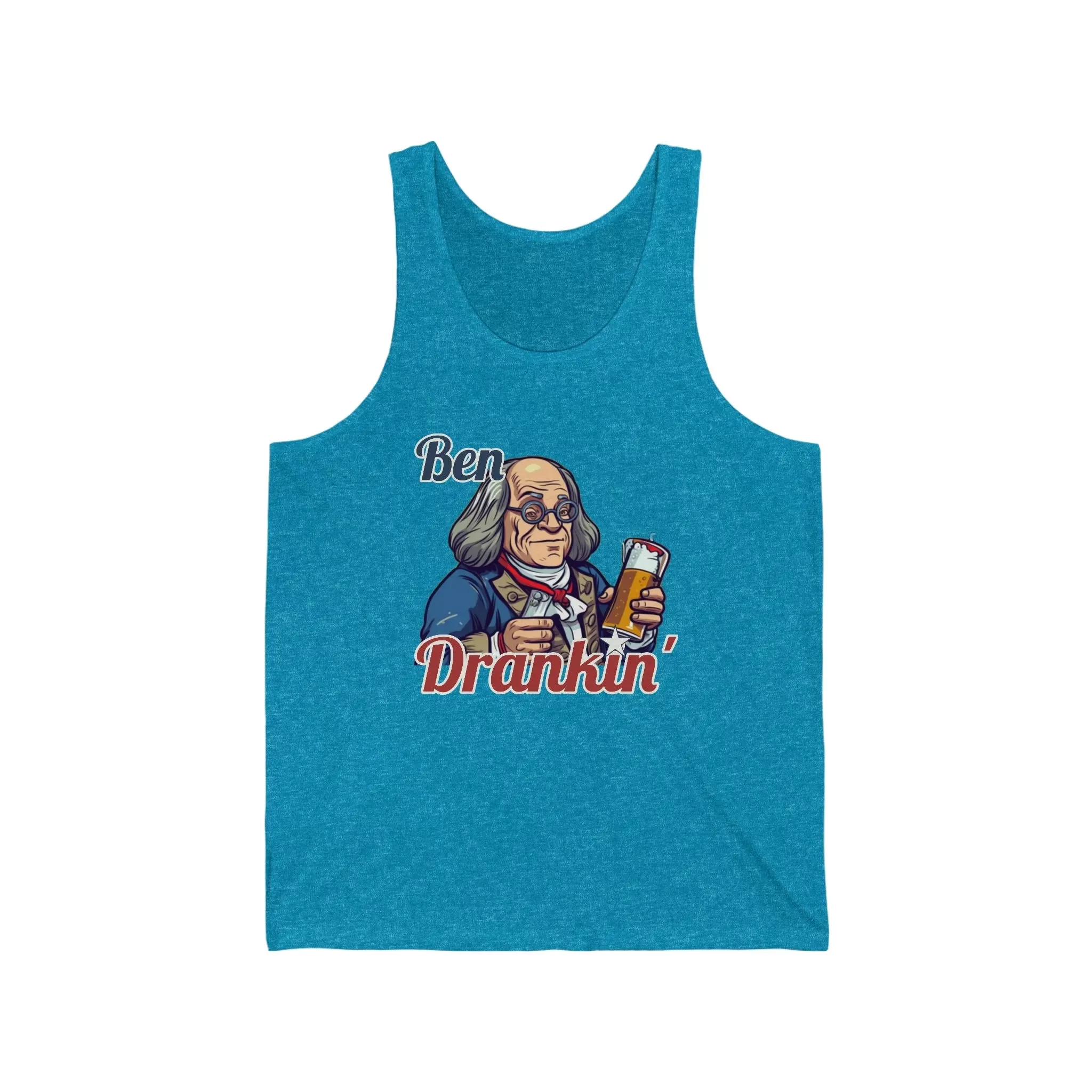 Ben Franklin? More Like Ben Drankin'! Unisex Tank Top