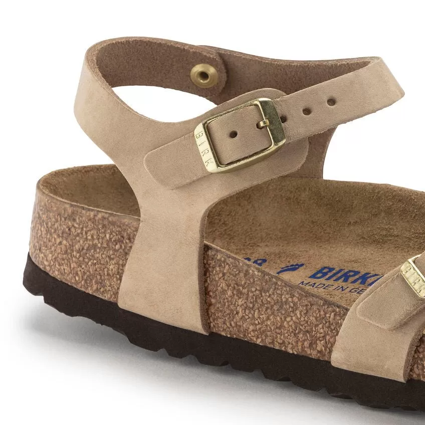 Birkenstock Women's Kumba Soft Footbed - Sandcastle Nubuck