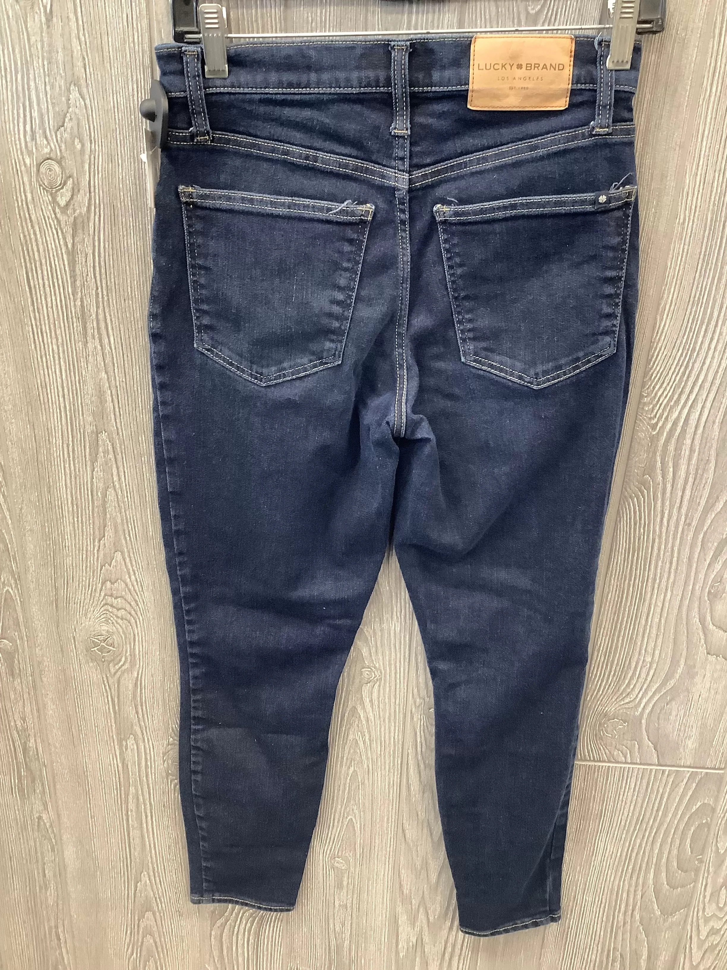 Blue Denim Jeans Skinny Lucky Brand, Size 6