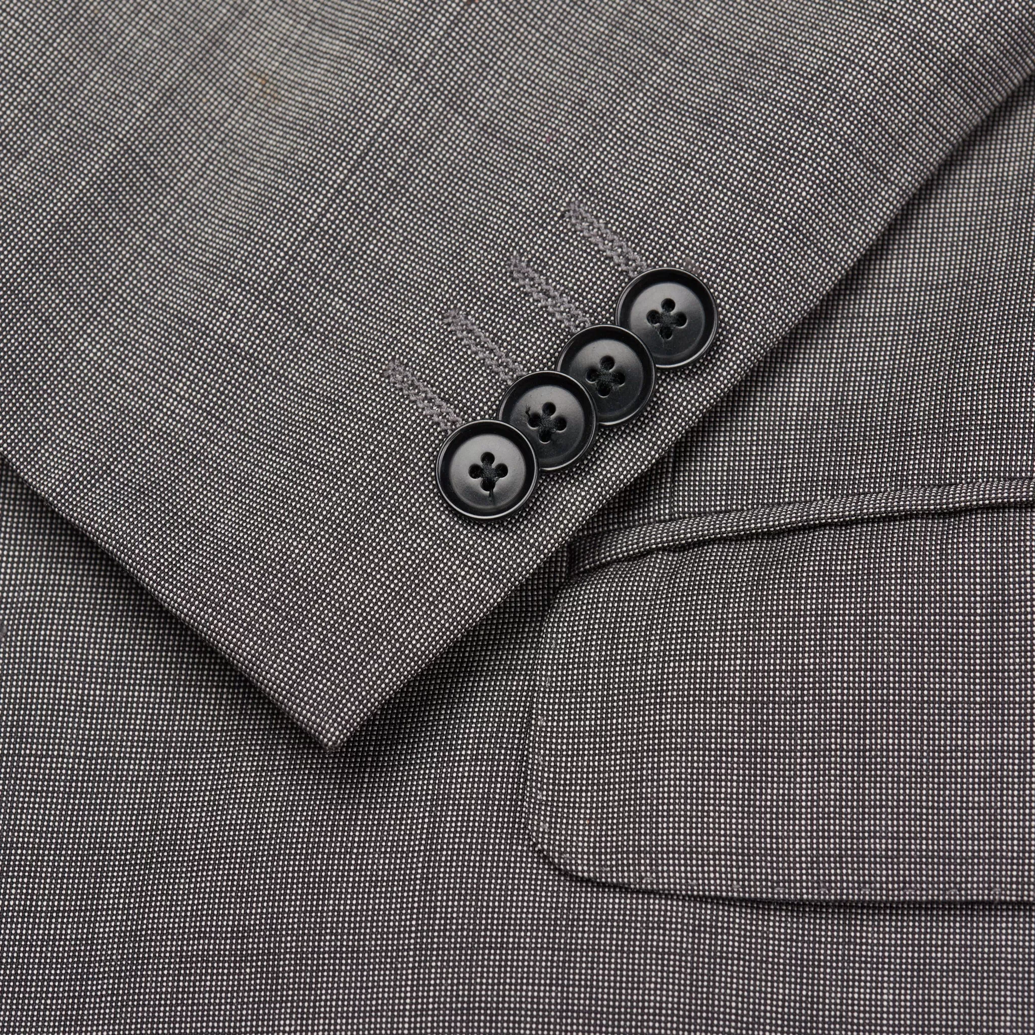 BOGLIOLI Milano Gray Nailhead Wool Blazer Jacket EU 50 US 40