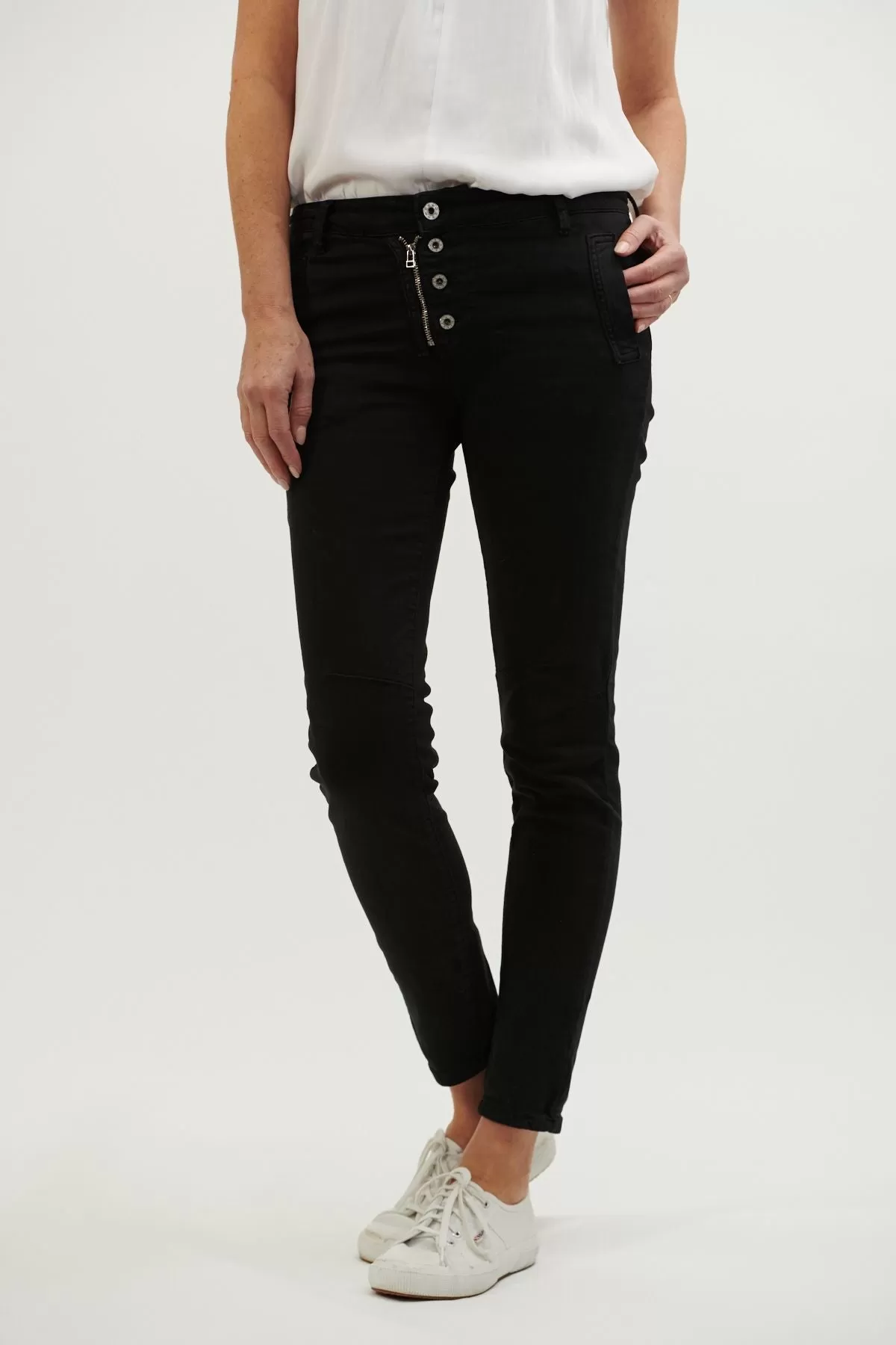 Button Jean Classic (Black)