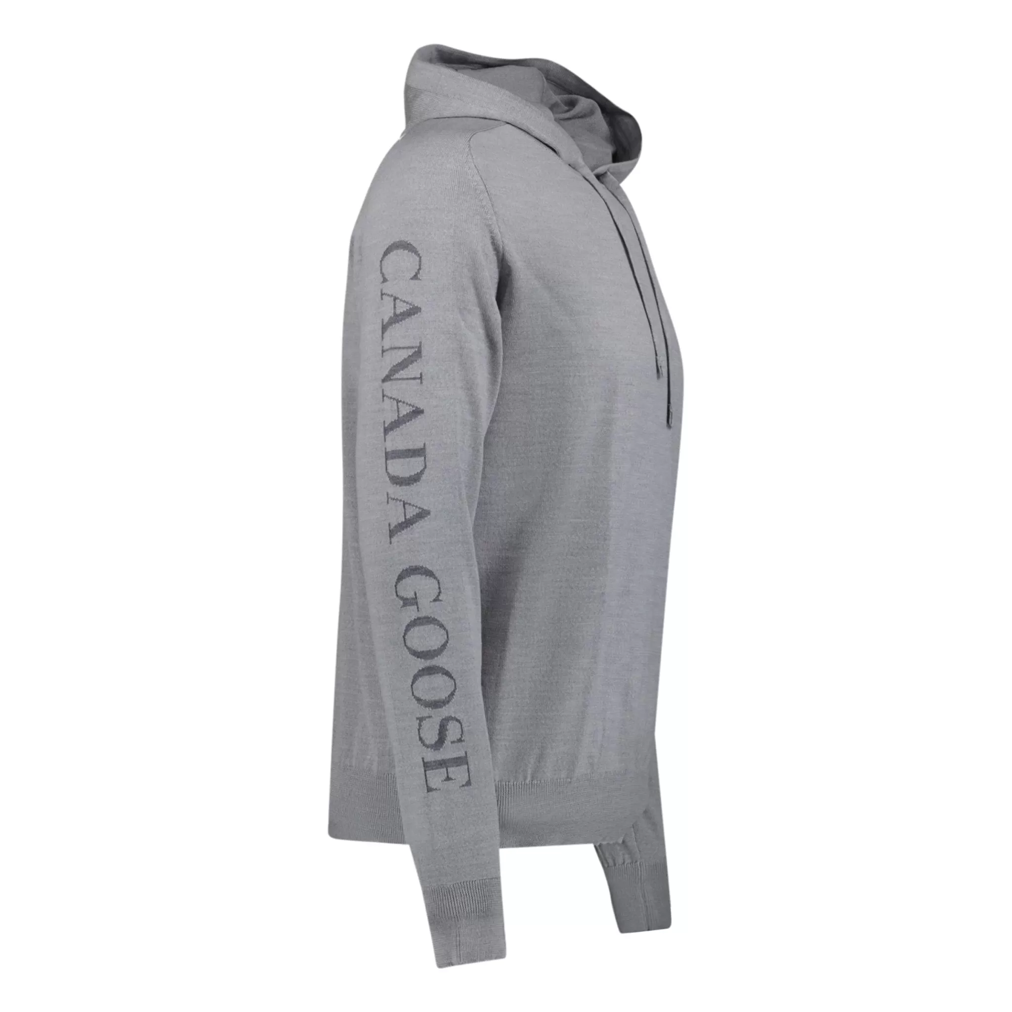 CANADA GOOSE KNITTED WELLAND HOODIE GREY