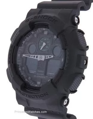 Casio G-Shock Mens LG Analog Digital Chronograph - Magnetic Resistant - Black