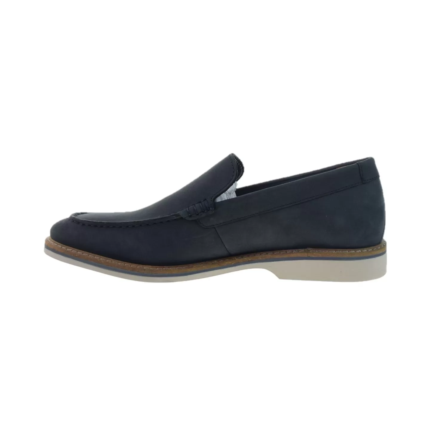 Clarks Atticus Edge Men's Slip-On Loafers Navy Nubuck