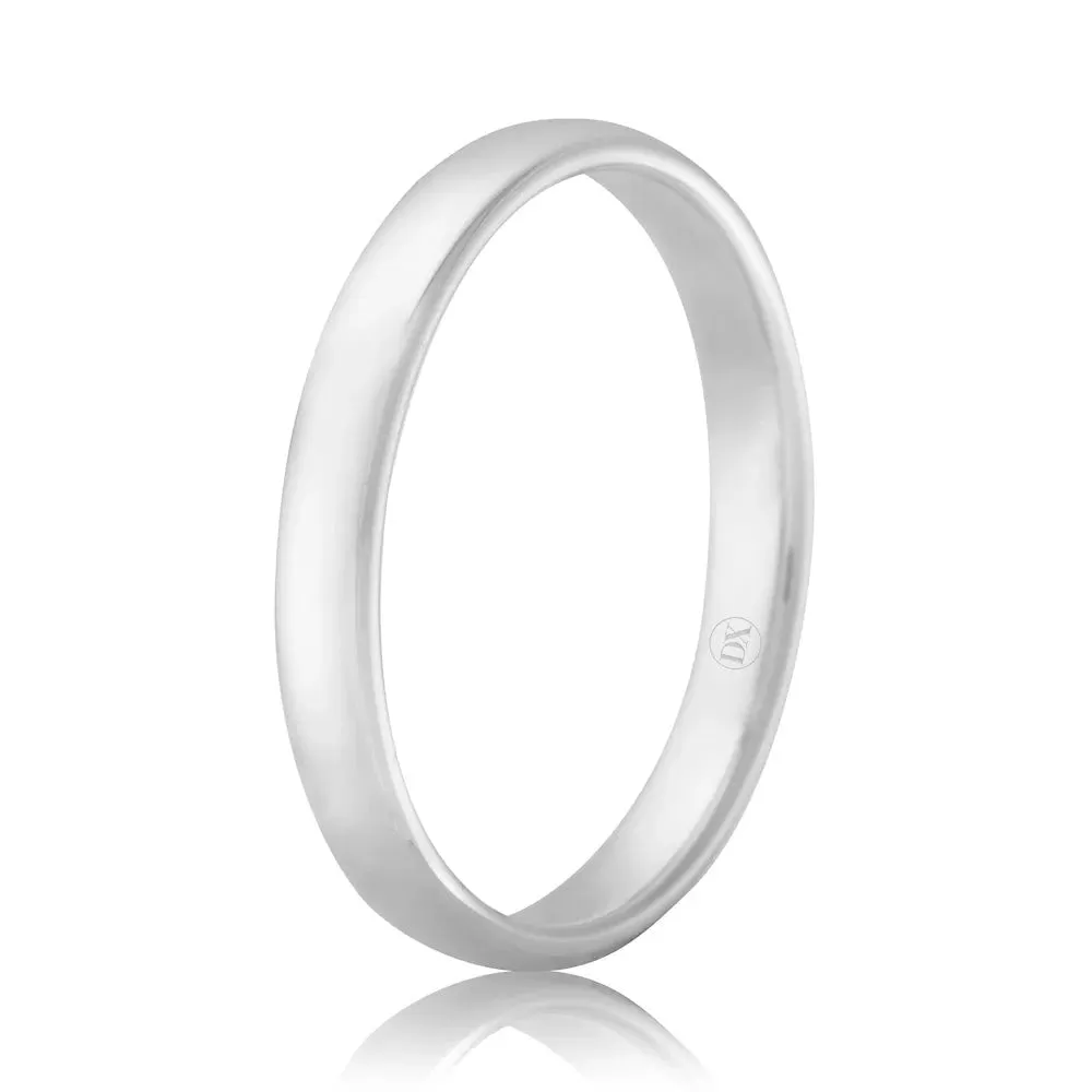 Classic Comfort 2.5mm - 18ct White Gold