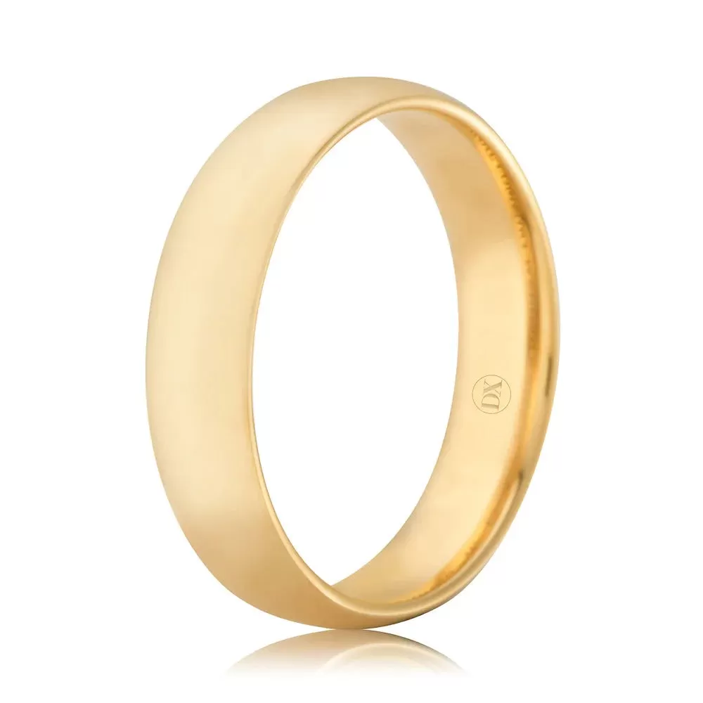 Classic Comfort 5mm - 18ct Yellow Gold