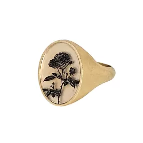 Classic Signet Ring, Rose