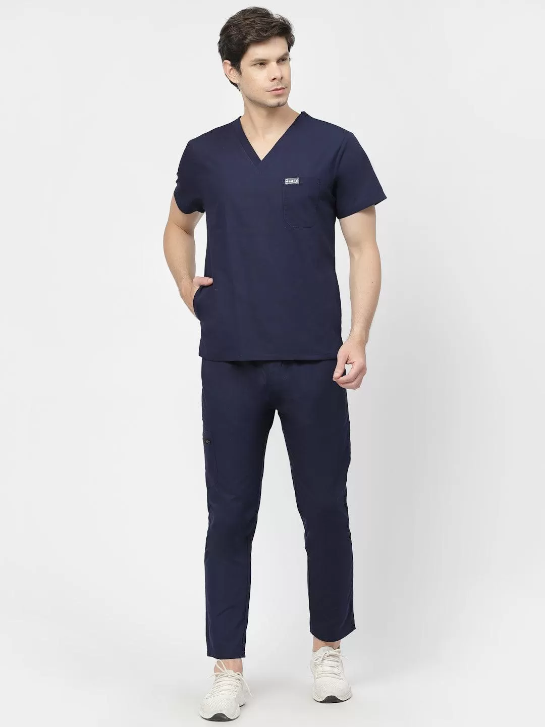 Classic Straight Pant Scrub - (Navy Blue) (Men's)