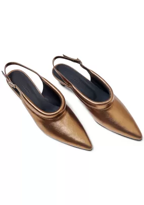 Clemmie Slingback Heel Bronze