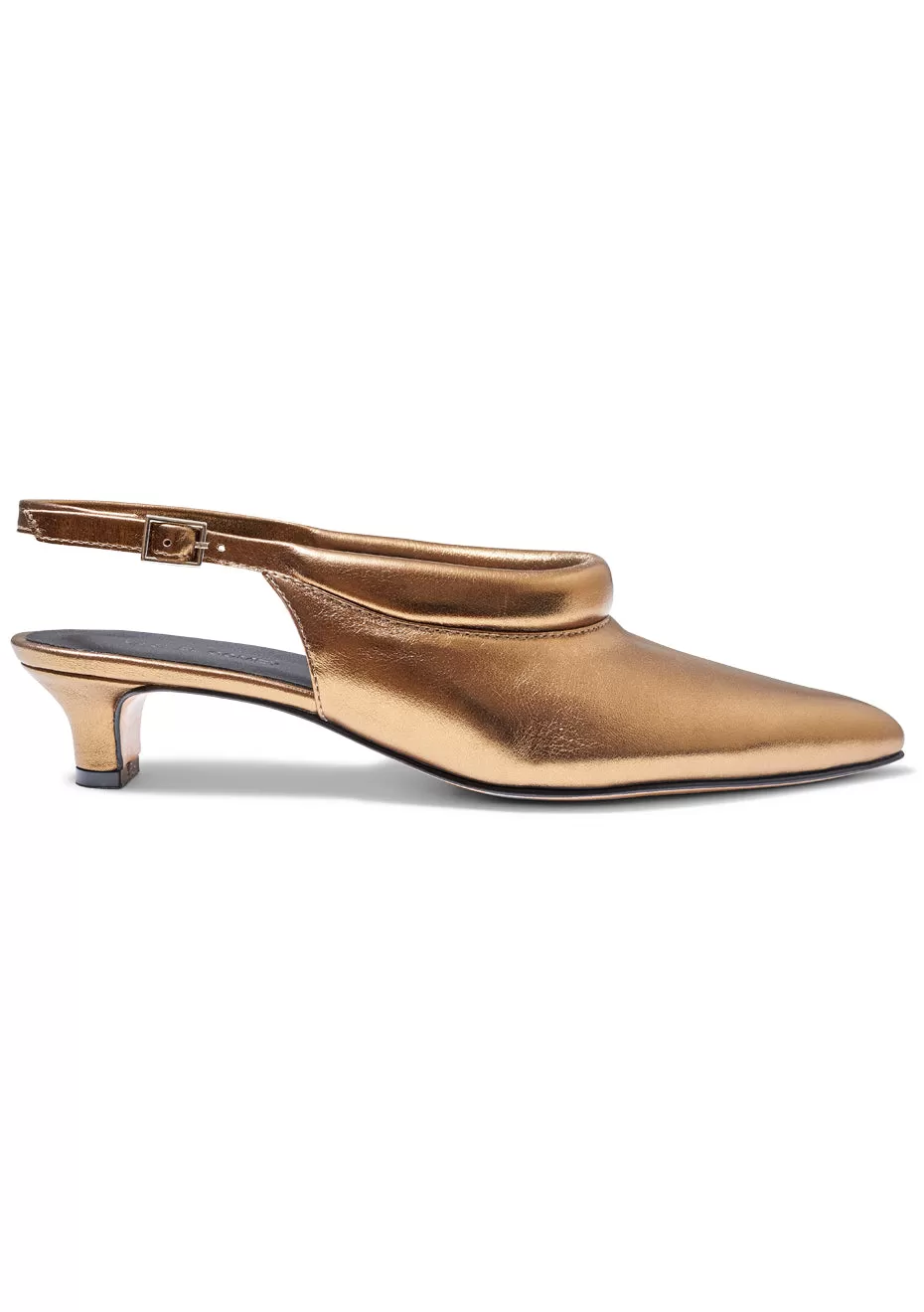 Clemmie Slingback Heel Bronze