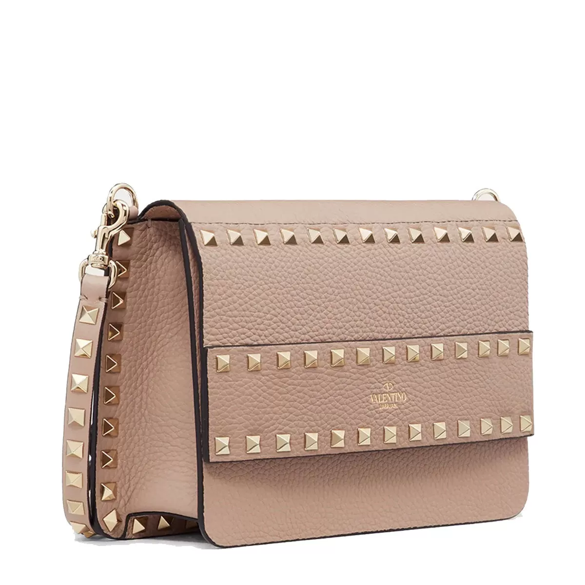 Clutch C/B Handbag Grained, Poudre