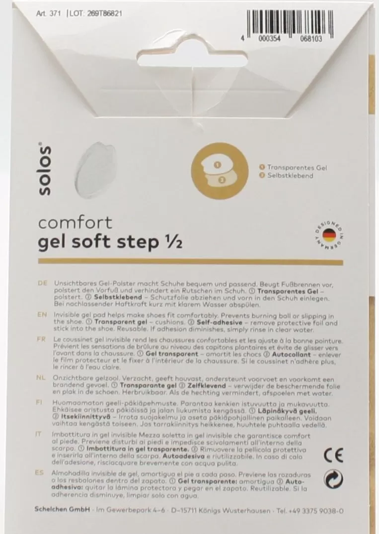 Comfort Gel Soft Step insole