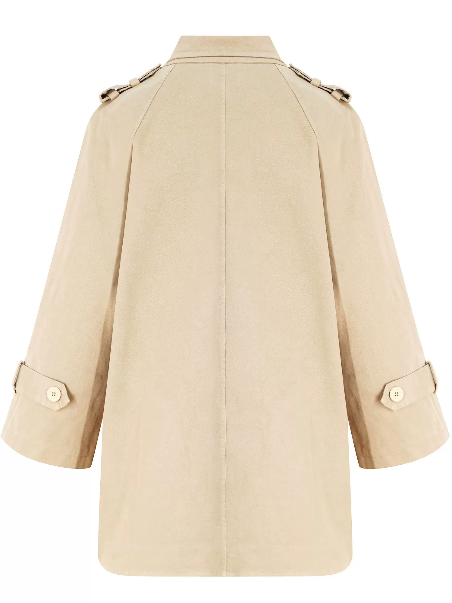 Cotton-Gaberdine Trench Coat