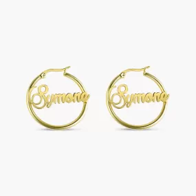 Custom Hoop Earrings