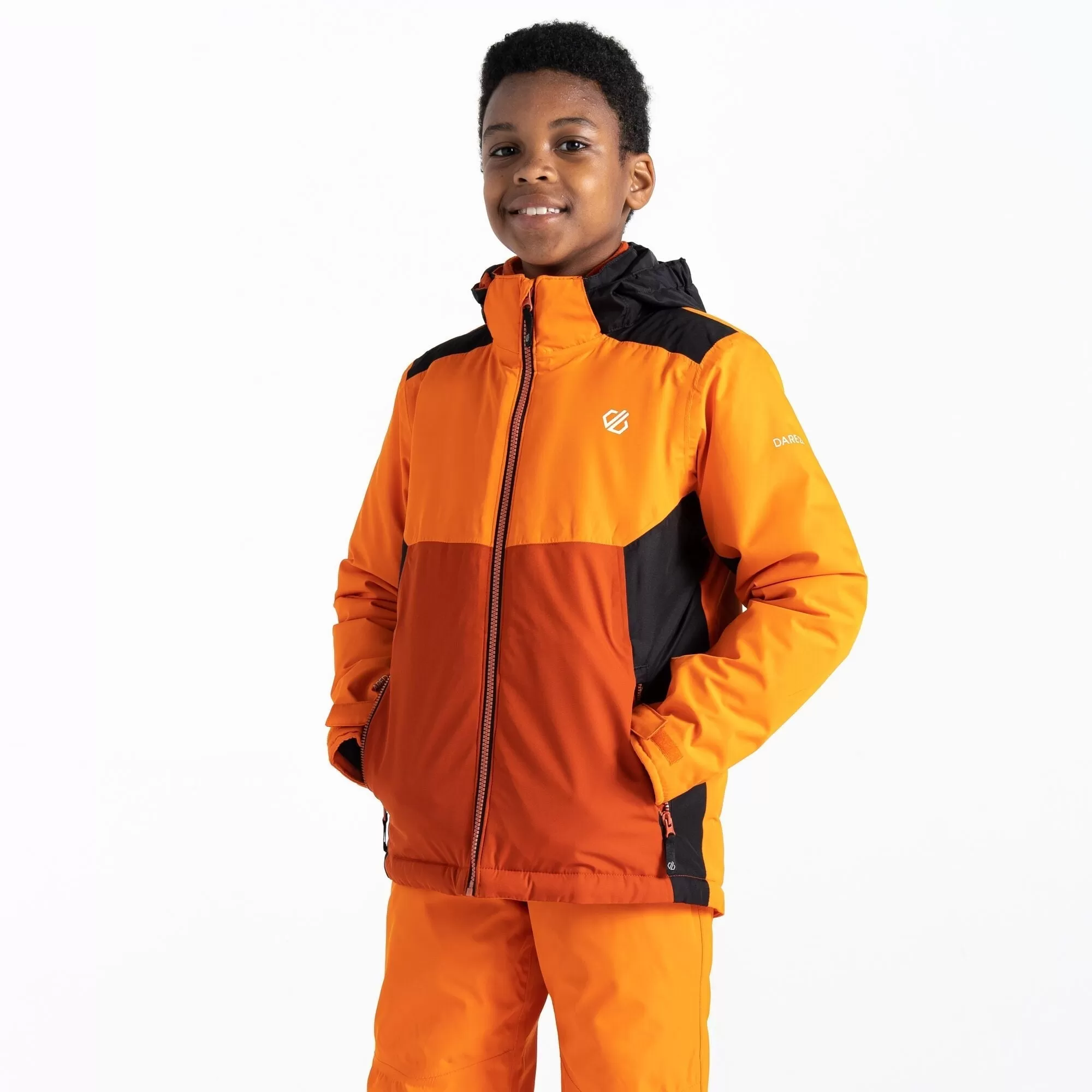 Dare2b Kids' Impose III Ski Jacket | Puffins Orange