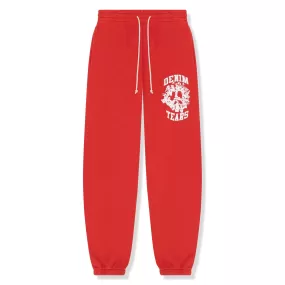 Denim Tears University Red Sweatpants