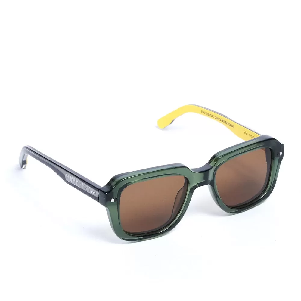 Diet Starts Monday KIIRO Sunglasses - Green