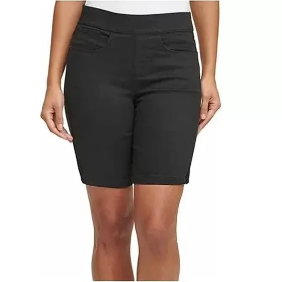 DKNY Women's Comfort  Stretch Pull-On Bermuda Shorts