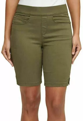 DKNY Women's Comfort  Stretch Pull-On Bermuda Shorts