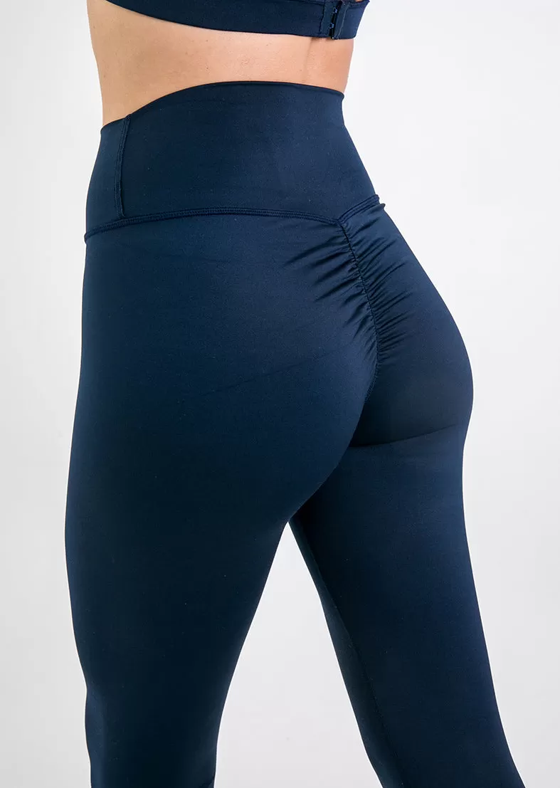 Elevate Touch Scrunch Bum Legging Navy