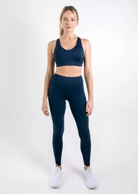 Elevate Touch Scrunch Bum Legging Navy