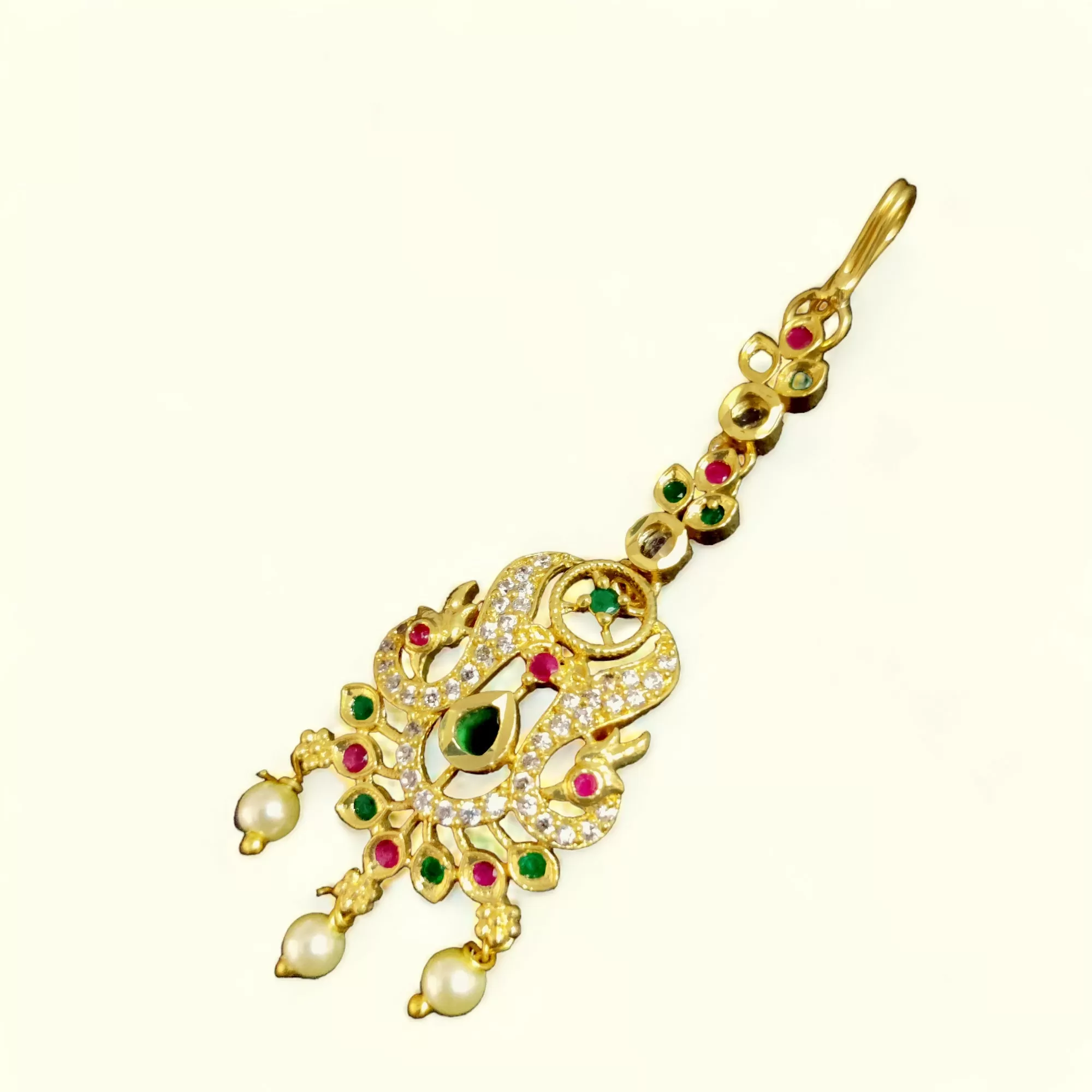 Festive Foliage Gold Plated Tika