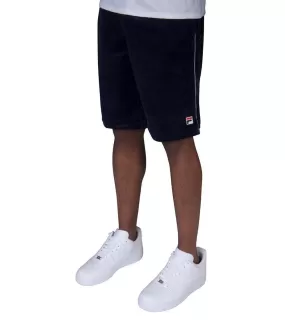 Fila Mens Cristaudo Velour Short Black