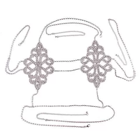 Flower Chain Body Chain Bra