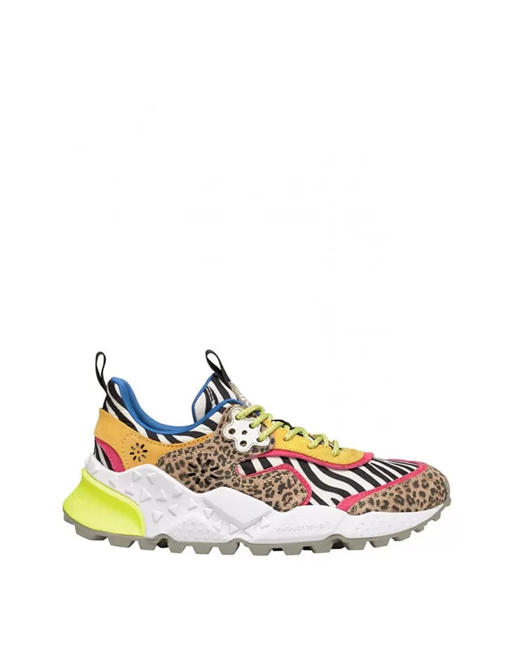 Flower Mountain Kotetsu Trainers Leopard Print / Pastel