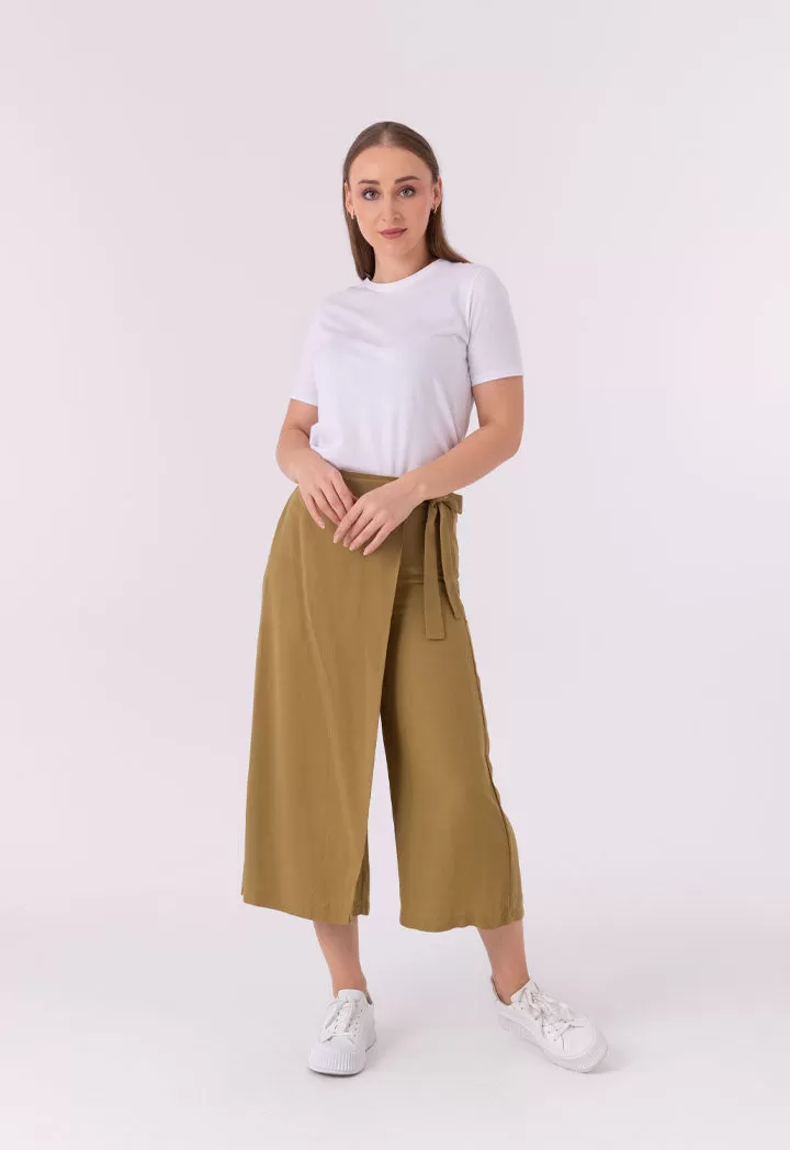 Front Overlapped Straight Trouser