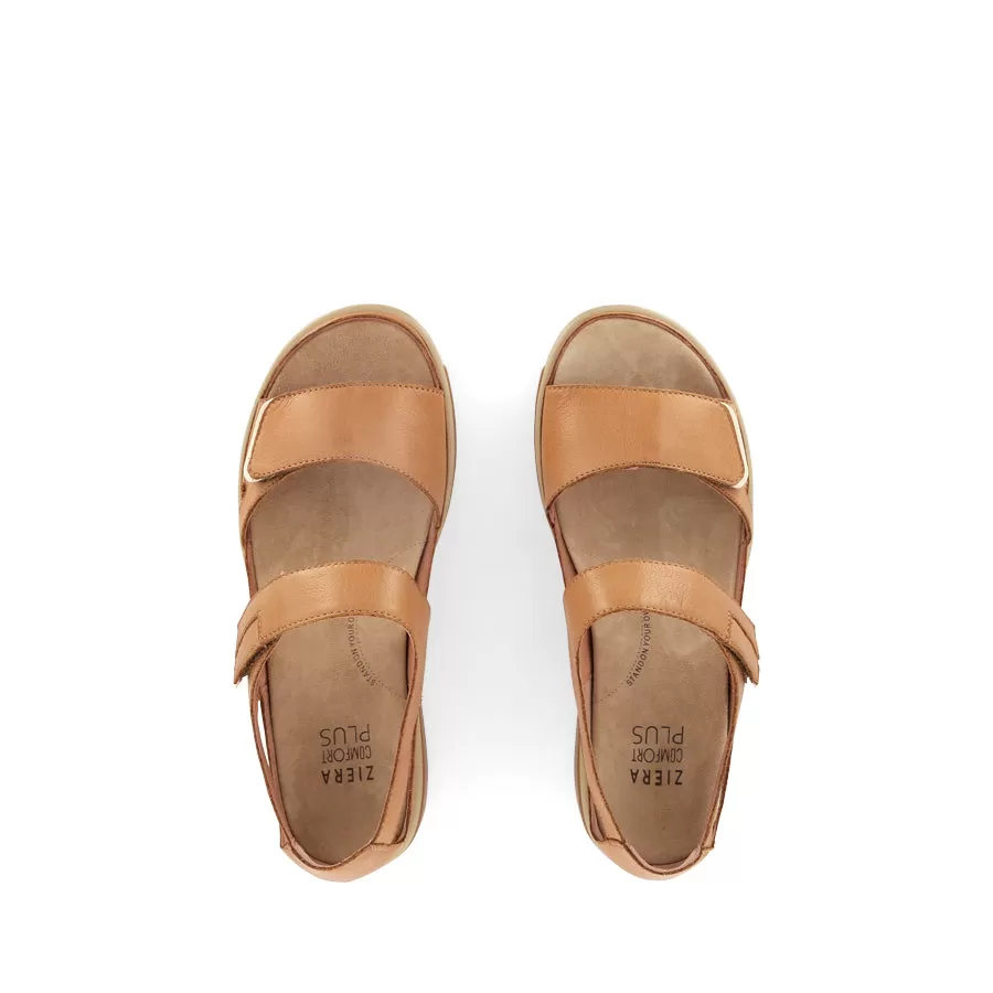 GEDD W - DARK TAN-ALMOND LEATHER