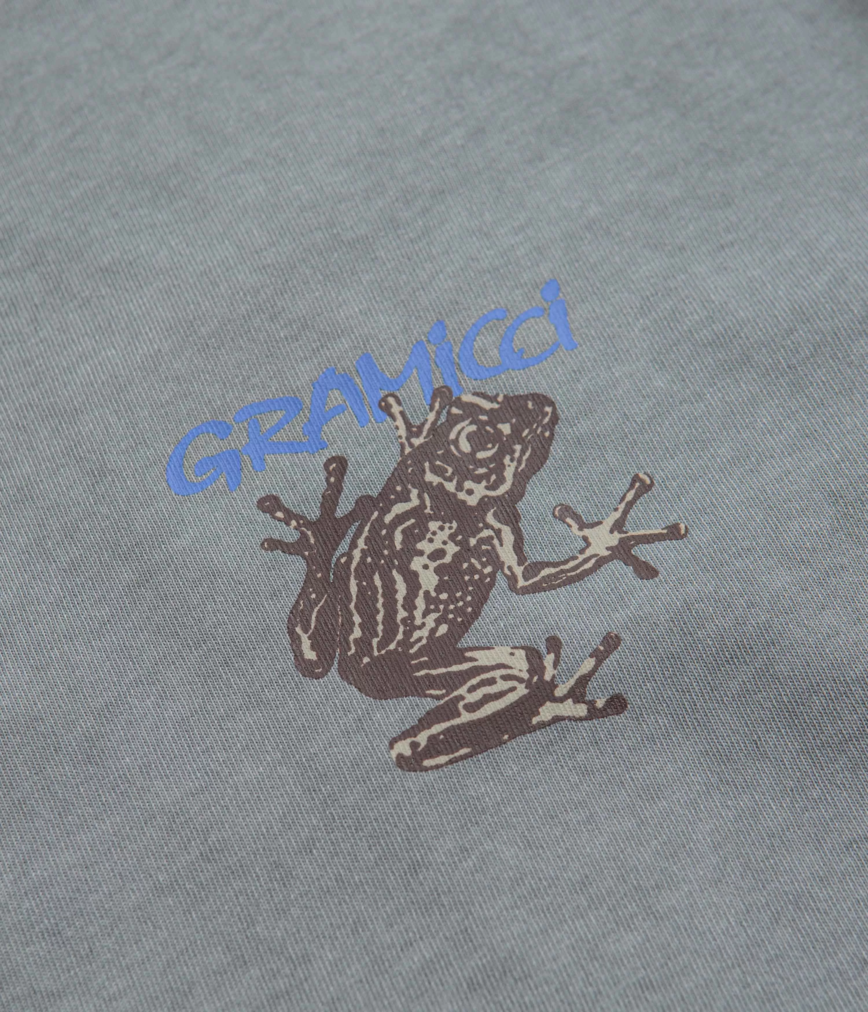 Gramicci Sticky Frog T-Shirt - Slate Pigment