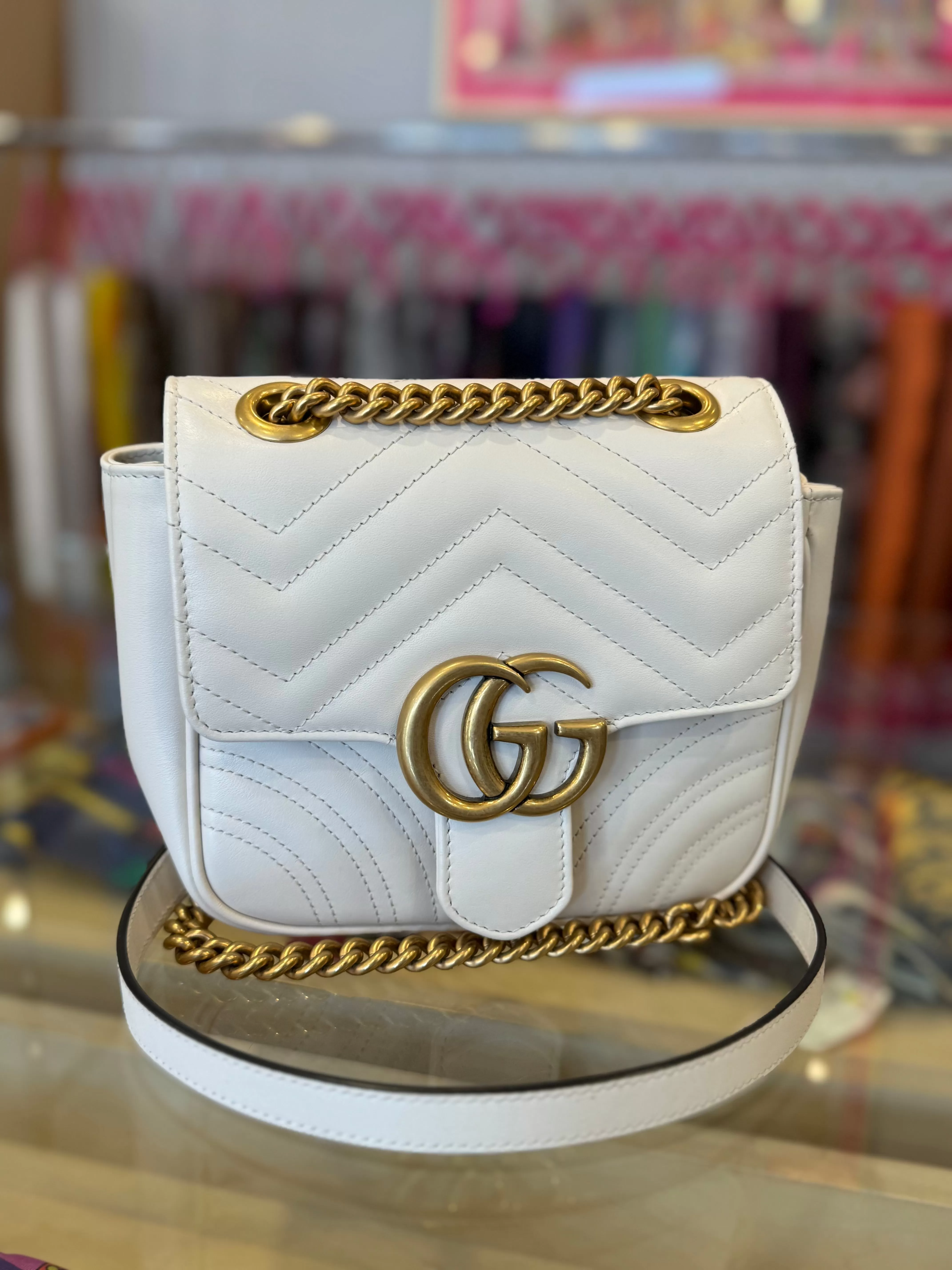 GUCCI GG MARMONT MINI SHOULDER BAG