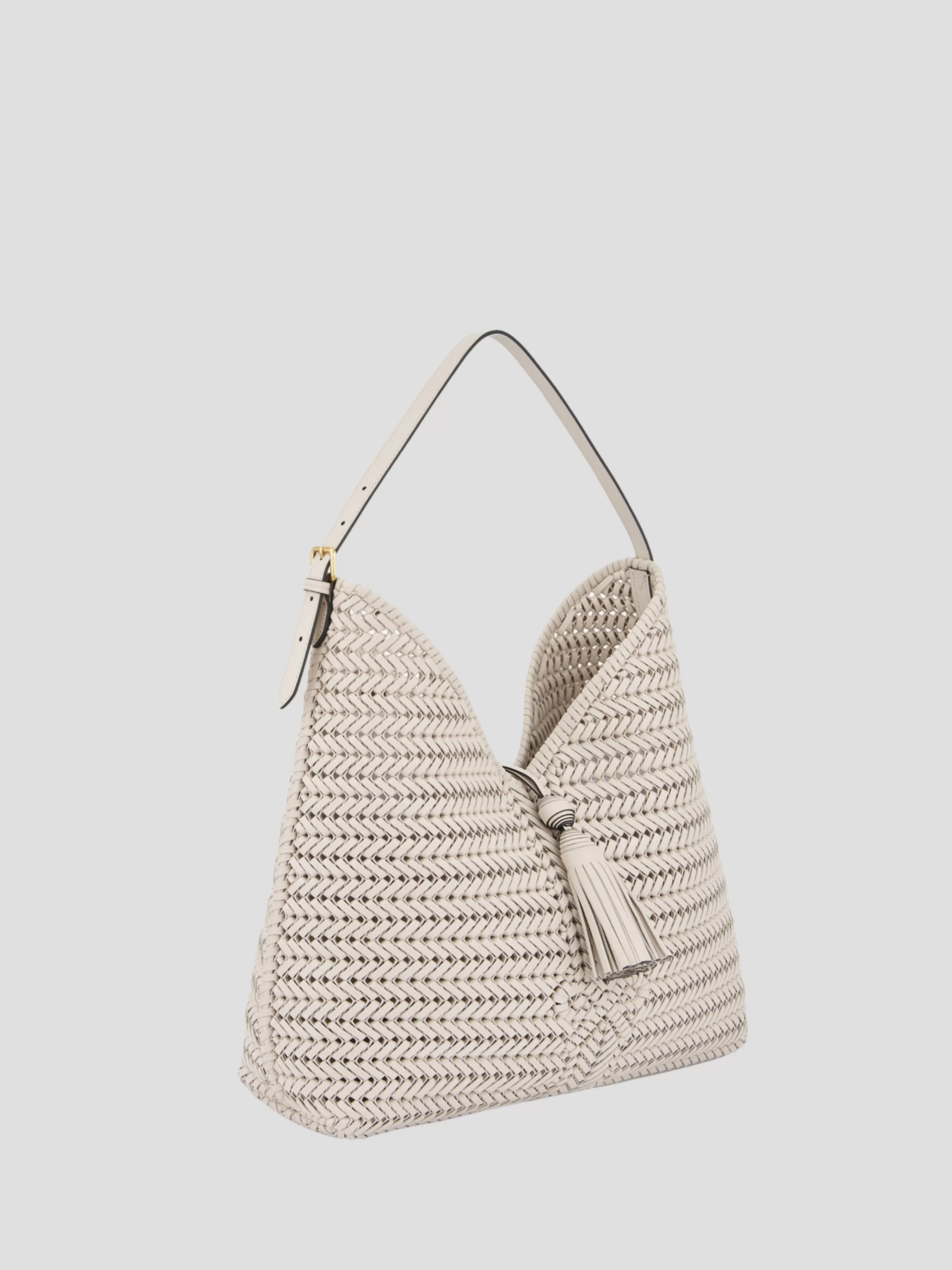 Ivory Neeson Tassel Hobo Bag