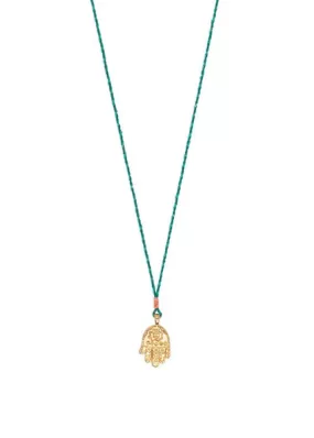 Jewel Rocks Hamsa Necklace